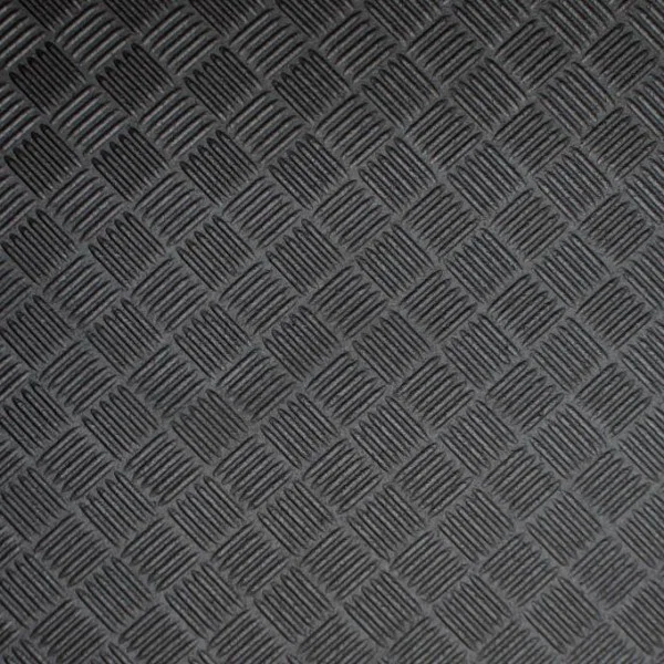 032-043-7121 – LEGEND FLEET Utility Mat, Cut to Fit 6 Foot Length x 4 Foot Width Straight Edge Black Rubber